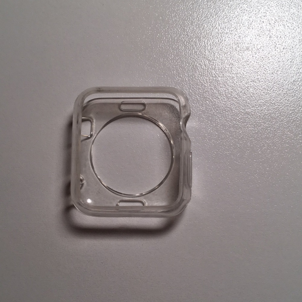 Apple Watch 38mm clear bumper case. Never used.